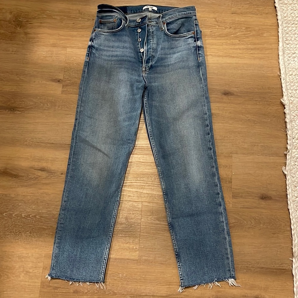 REDONE 70s Stove Pipe Jeans
